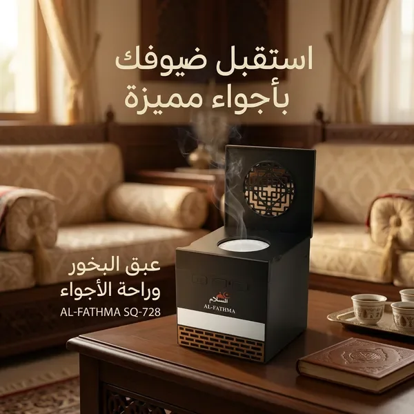 مبخرة على شكل كعبة ومشغل قران كريم — الصورة 3