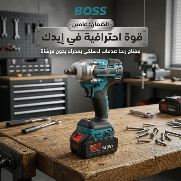 دريل كفرات BOSS 148 فولت بضمان عامين — الصورة 3