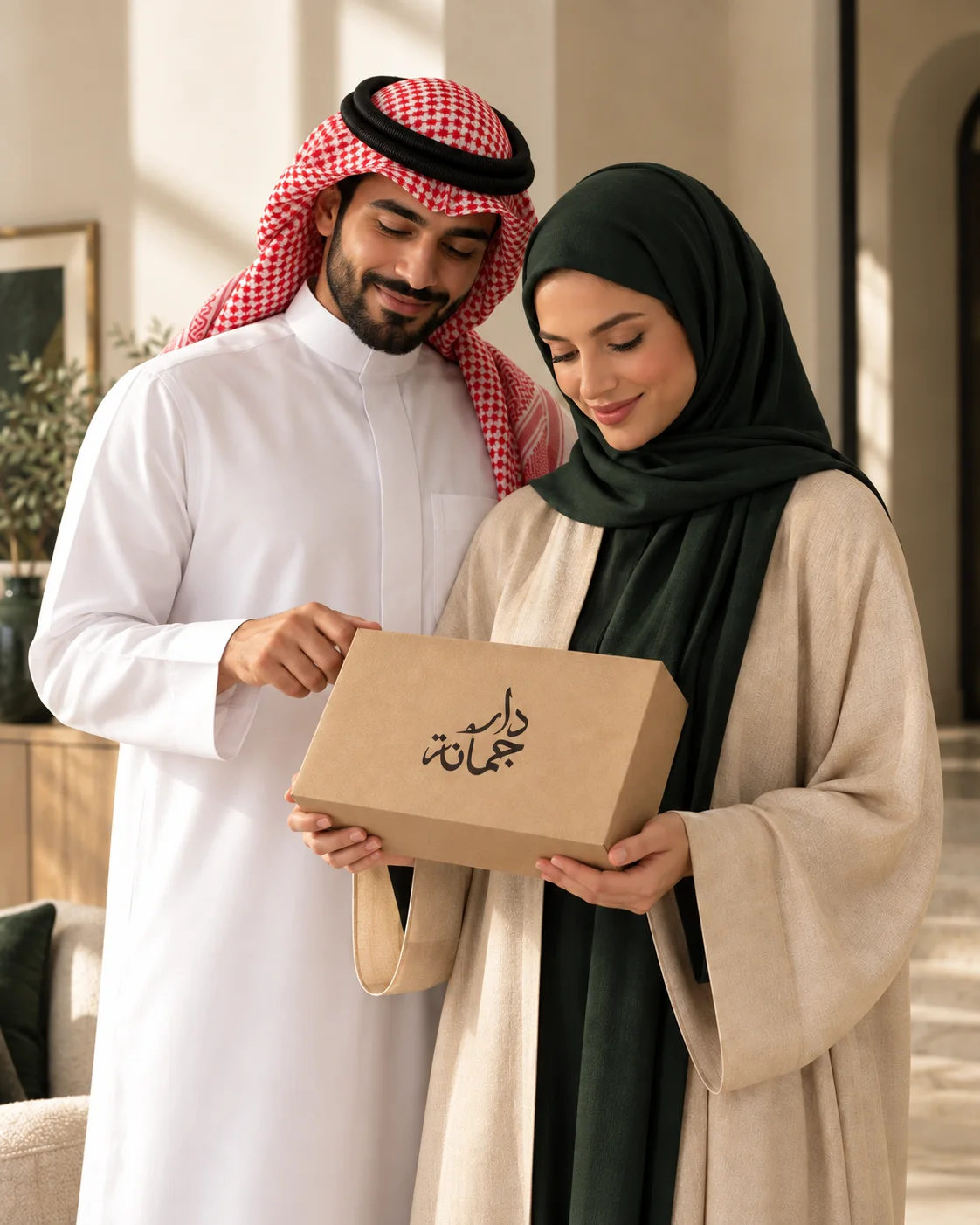 ترحيب دار جُمانة - منزل سعودي دافئ