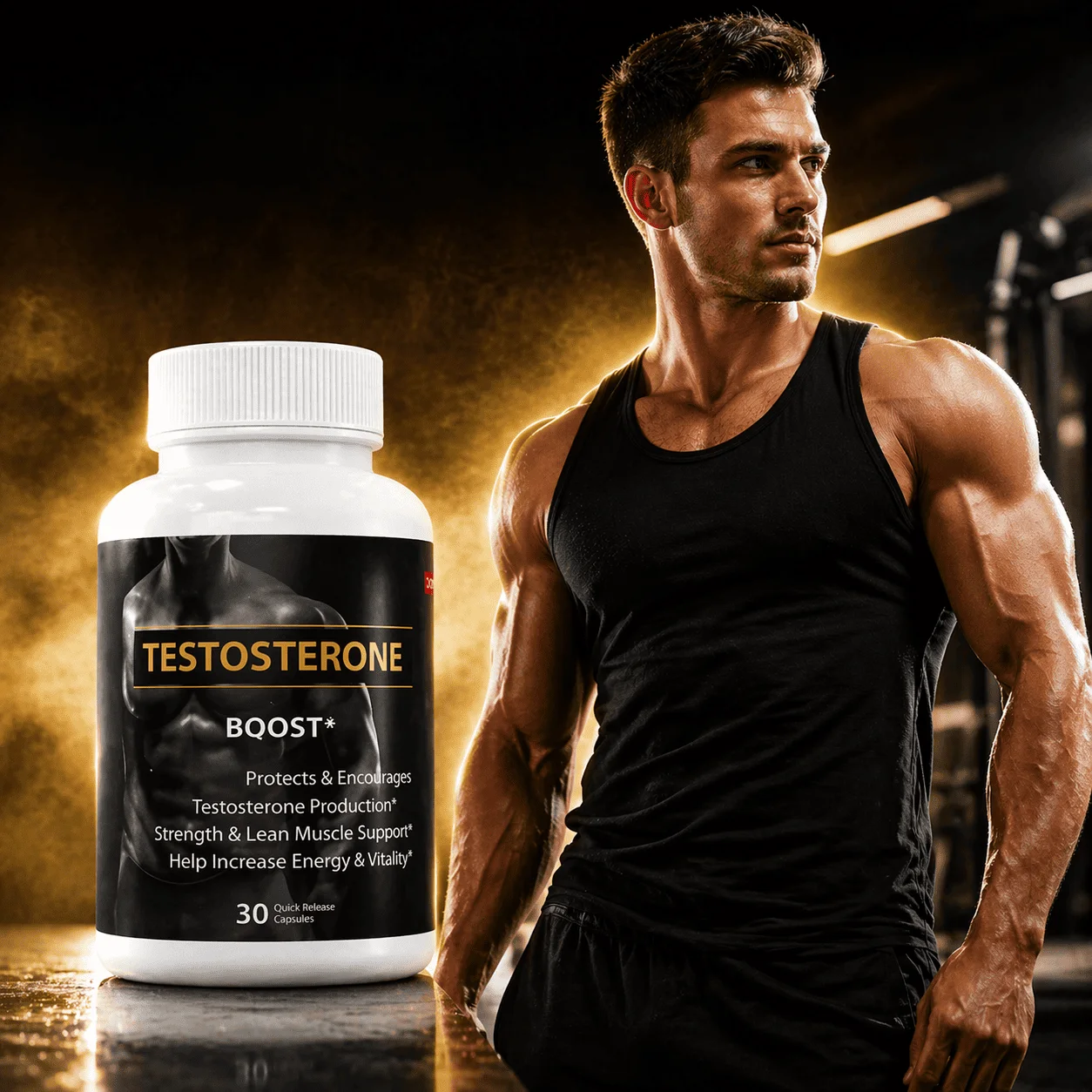 TESTOSTERONE BOOST - Male Hormone Enhancer