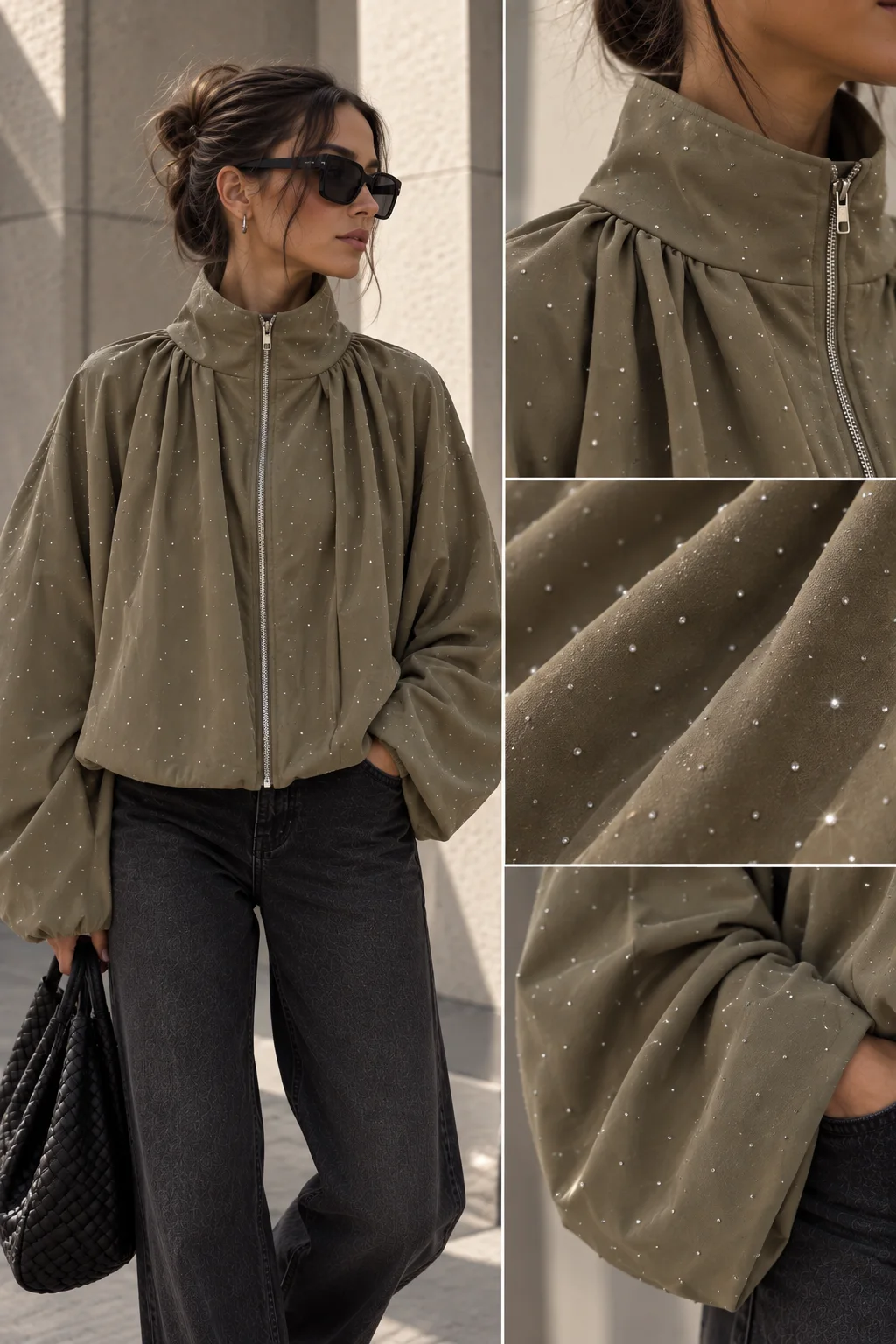VESTE KAKI