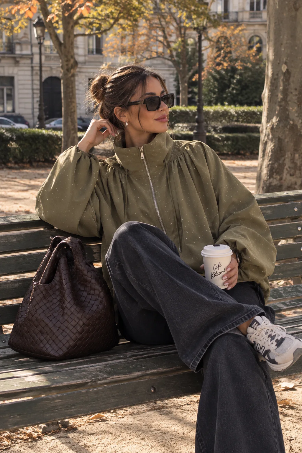VESTE KAKI