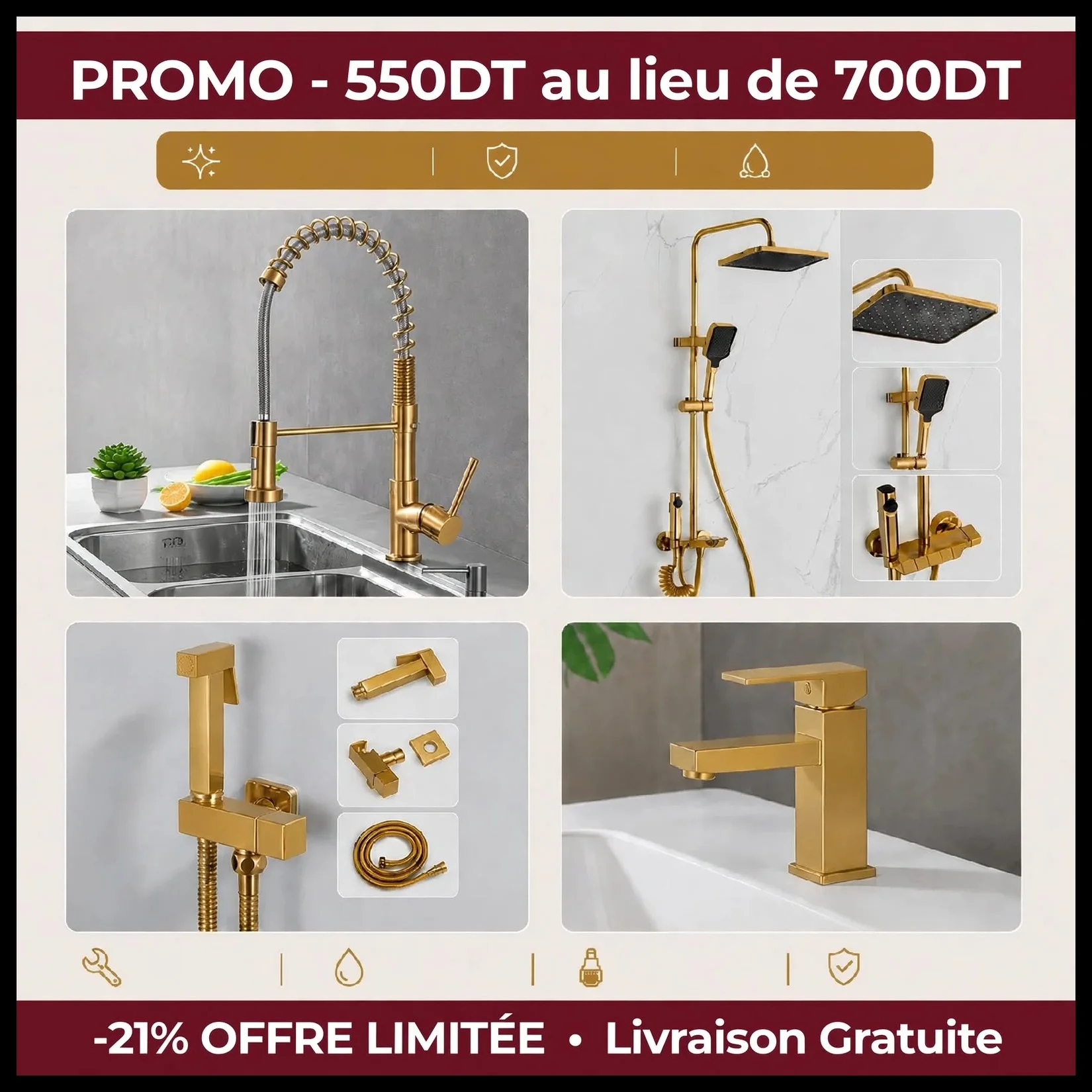 Pack doré