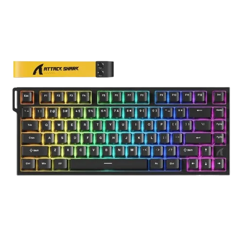 ATTACK SHARK R82 HE Rapid Trigger Keyboard Magnetic Switch with 0.005MM RT