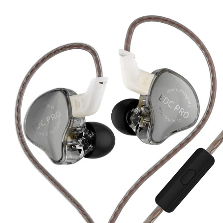 KZ EDC PRO OFC Cable Version IEM (3.5mm With Mic)