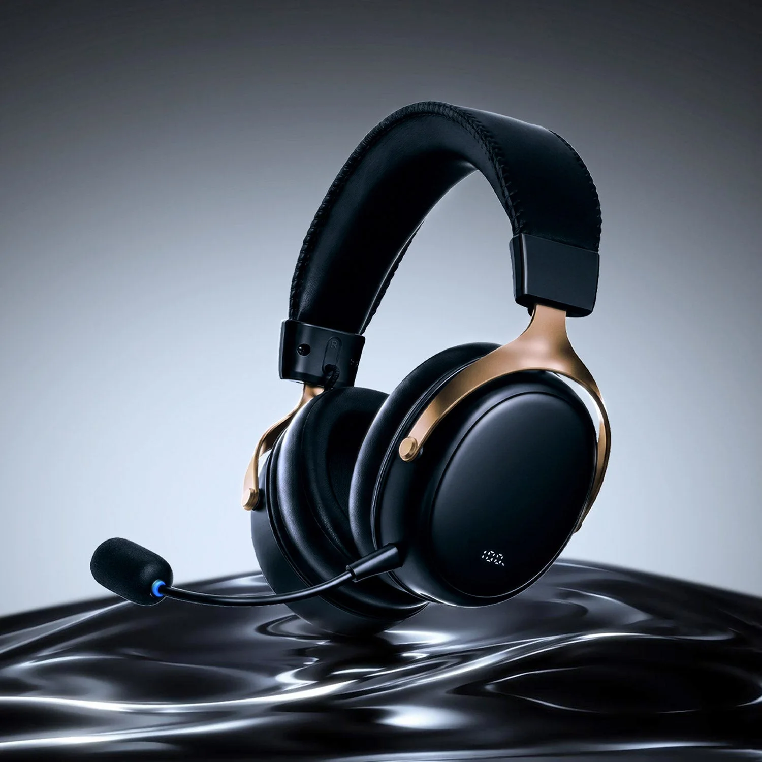 AKKO Verge S9 Master Wireless Gaming Headset - Black & Gold