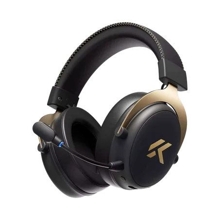 MCHOSE V9 Pro 2 Wireless Gaming Headset - Black & Gold