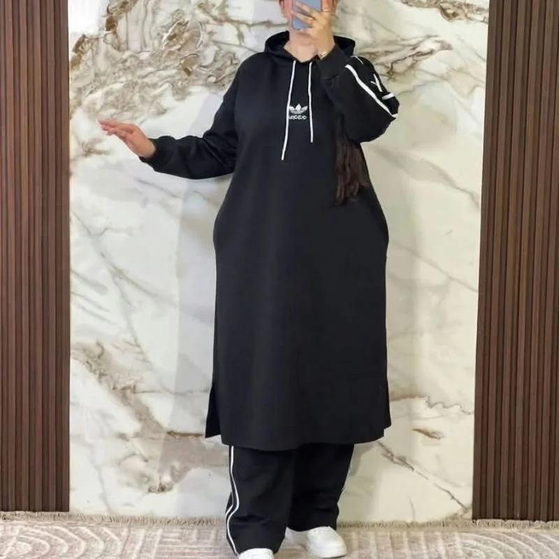 🍂 جديد فصل الخريف 🍂 كيطمة طويلة موديل تركي🇹🇷 أنيقة وعصرية🤩لبسي الراحة… وعيشي الفخامة 👑سارعو بالطلب👇🏻قبل نفاذ الكمية⏳