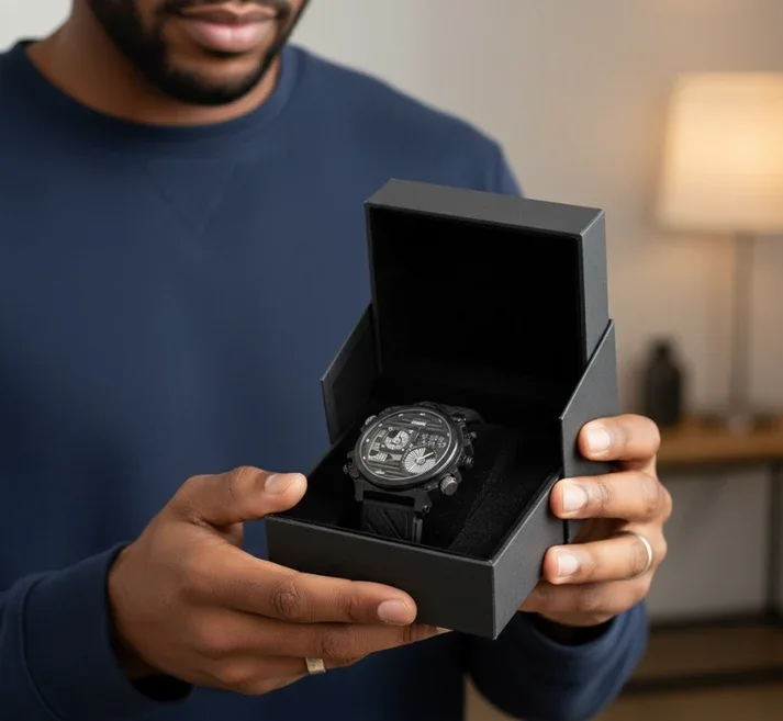 Montre Élégante avec Bracelet en Silicone Souple