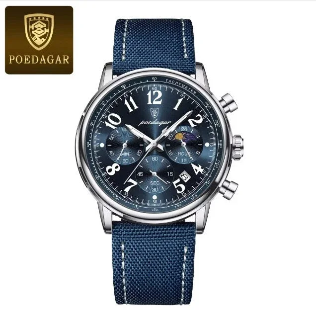 Montre de luxe à quartz pour hommes