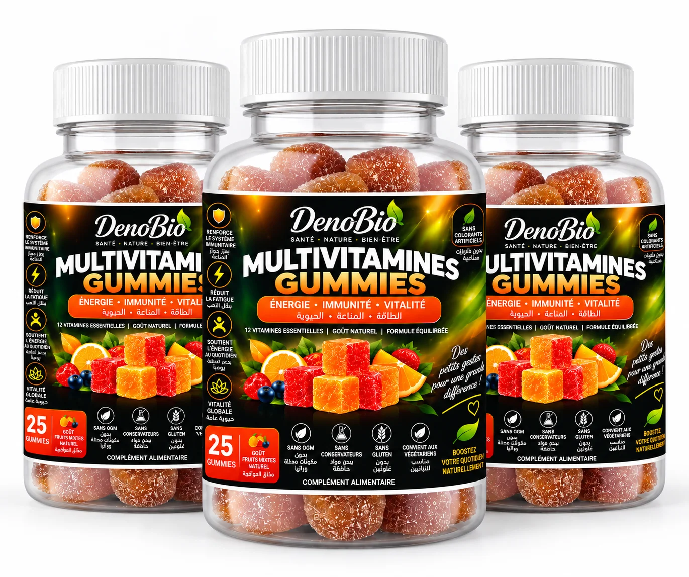 DenoBio . Multivitamine Gummies . (25 Gummies)