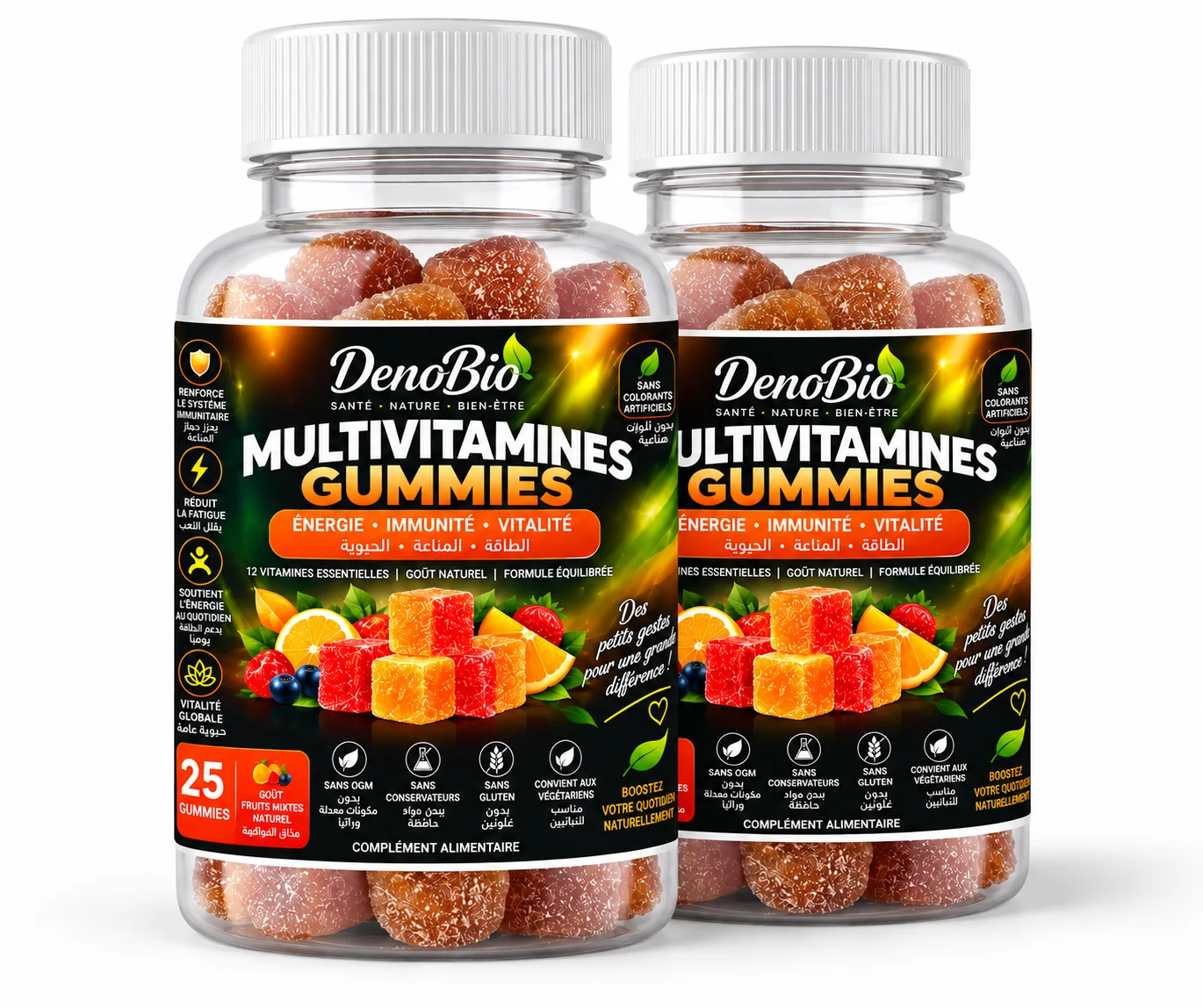 DenoBio . Multivitamine Gummies . (25 Gummies)