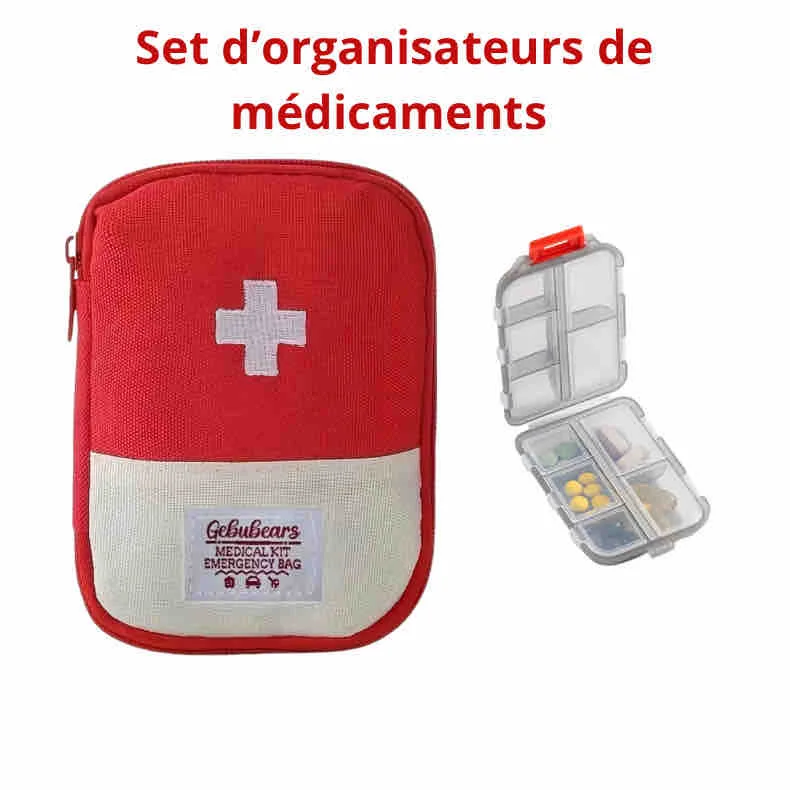 Set d’organisateurs de médicaments