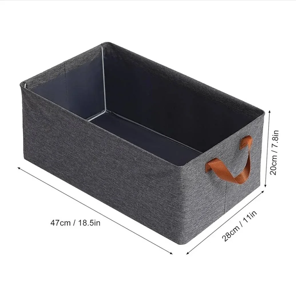 LOT DE 2 BOX DE RANGEMENT(gris)