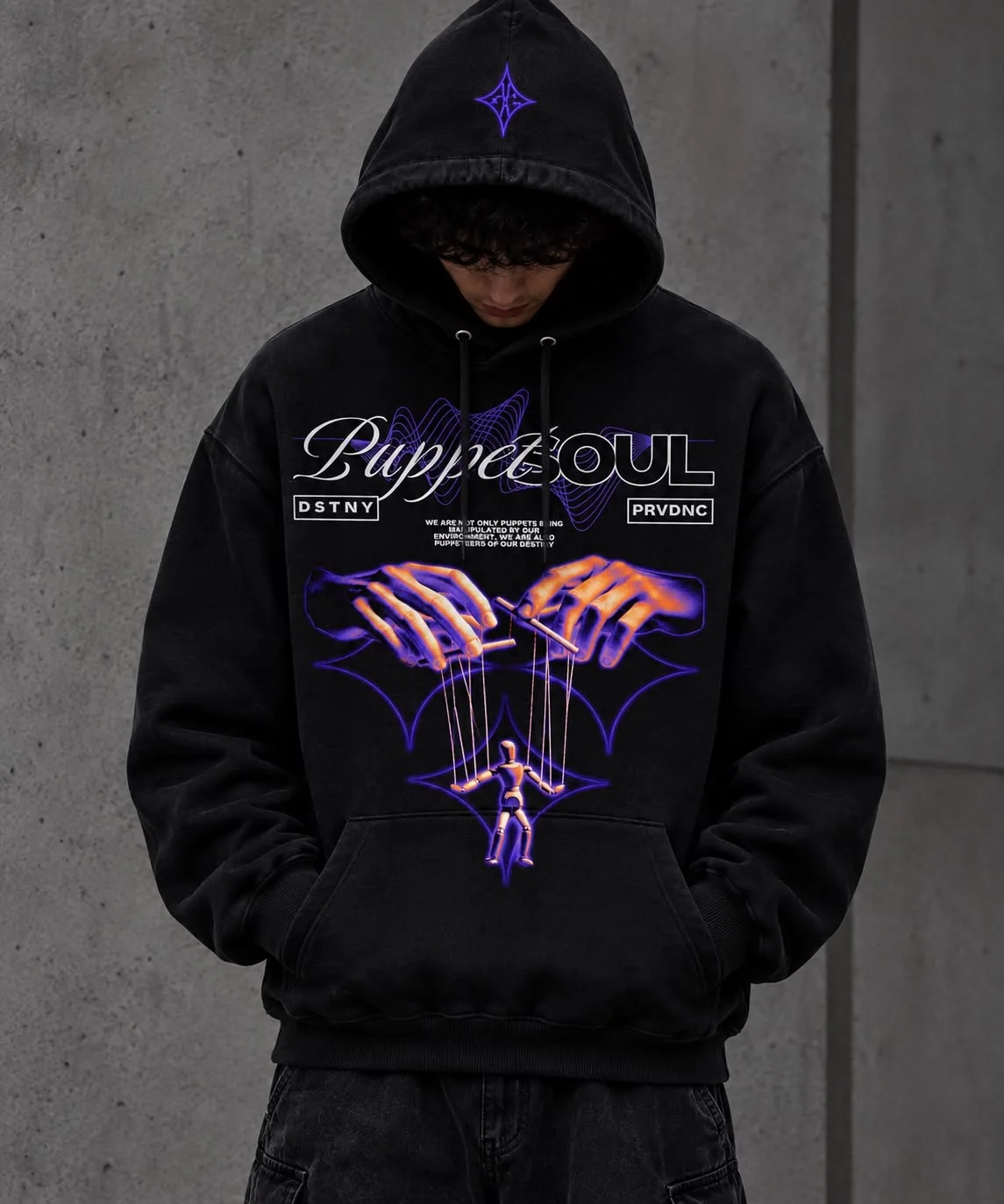 PUPPET SOUL HOODIE 🖤💜