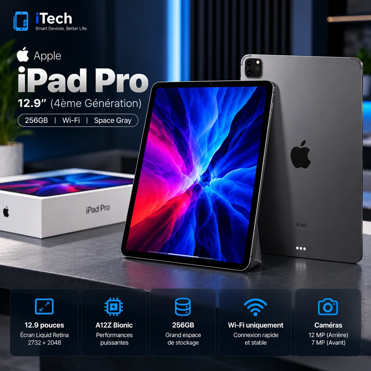 Apple iPad Pro 12.9 (2020) 256GB Wi-Fi Space Gray