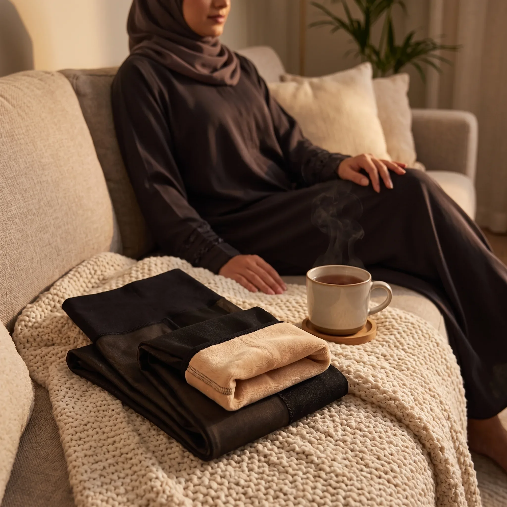 جوارب حرارية مبطنة لشتاء تبوك