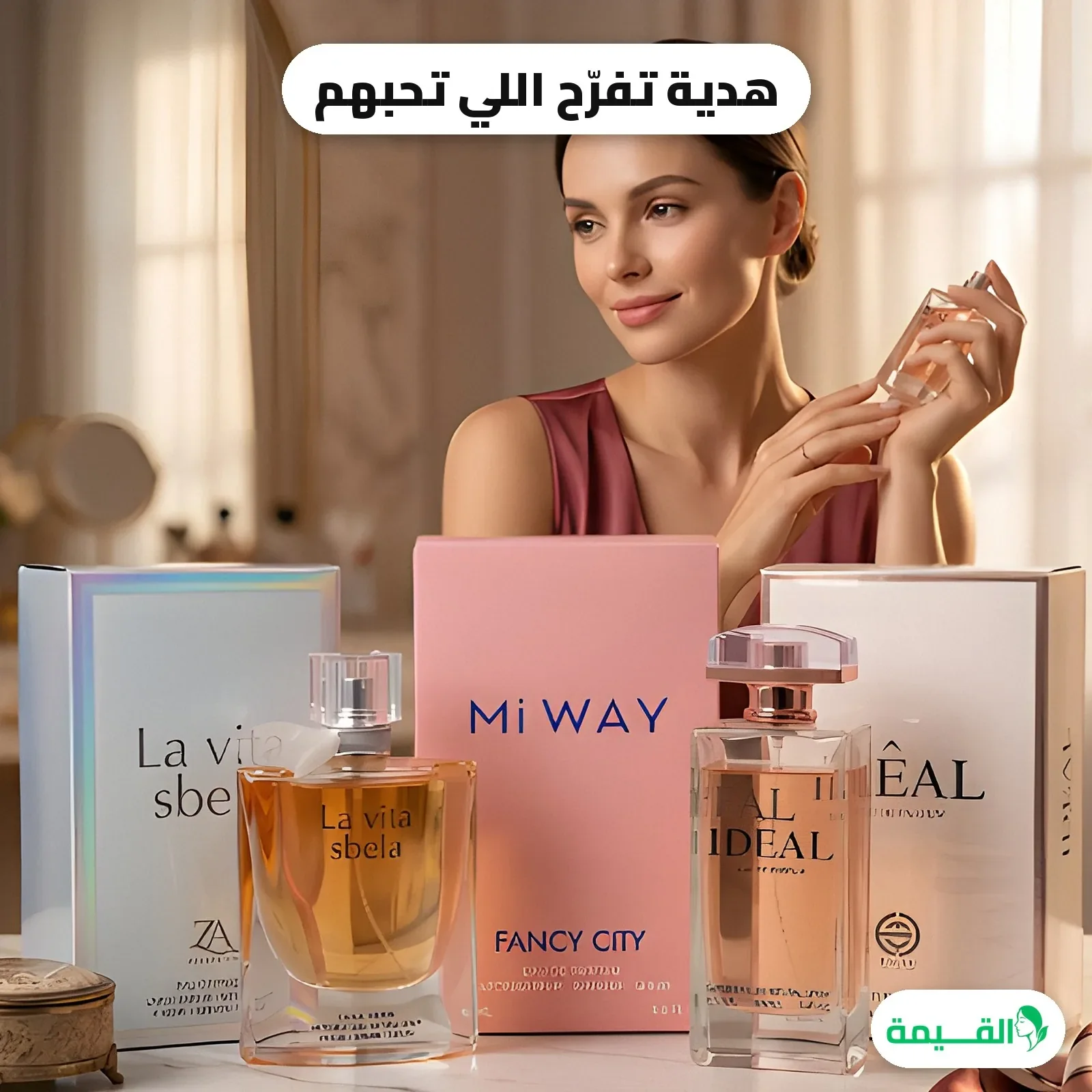 طقم عطور نسائي 3 عطور