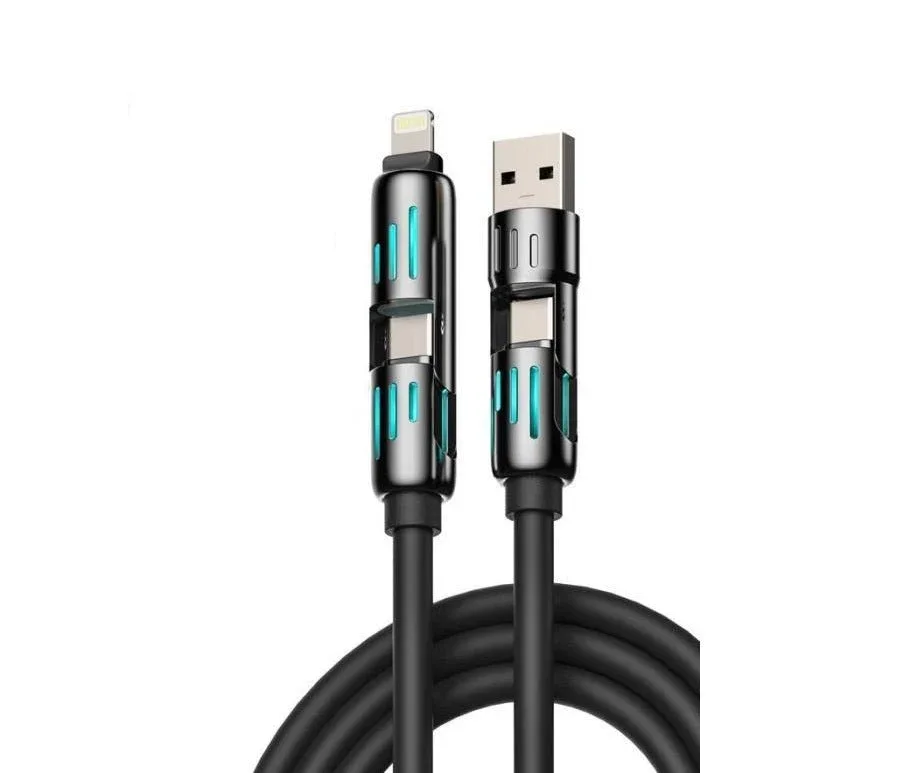 كابل الترند مع شحن USB متعدد 4 في 1