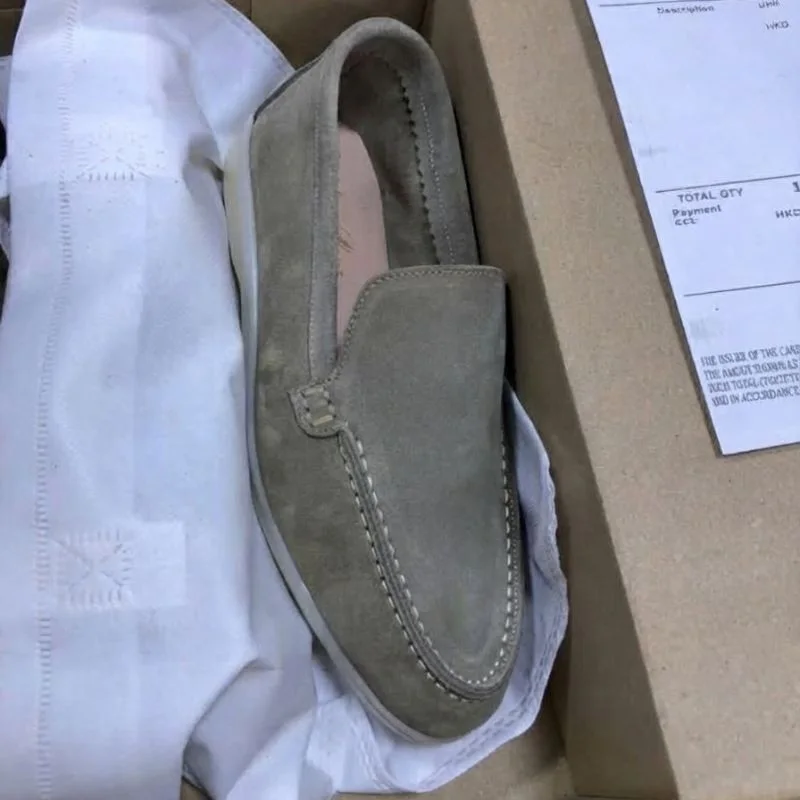 Mocassins femmes - vrai daim