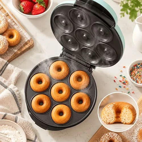 🍩 ماكينة صغيرة لتحضير الميني دونات🍩