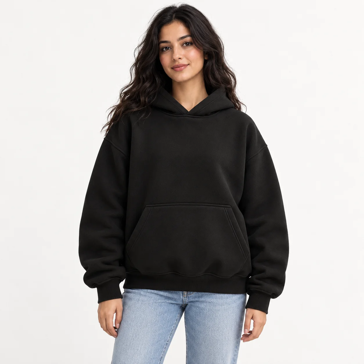 Black Oversized Hoodie