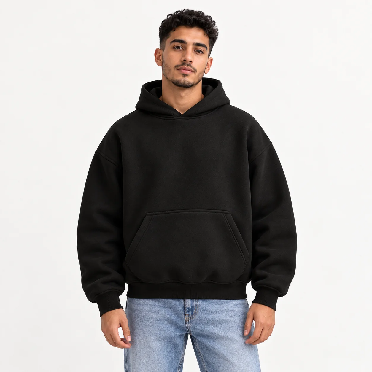 Black Oversized Hoodie