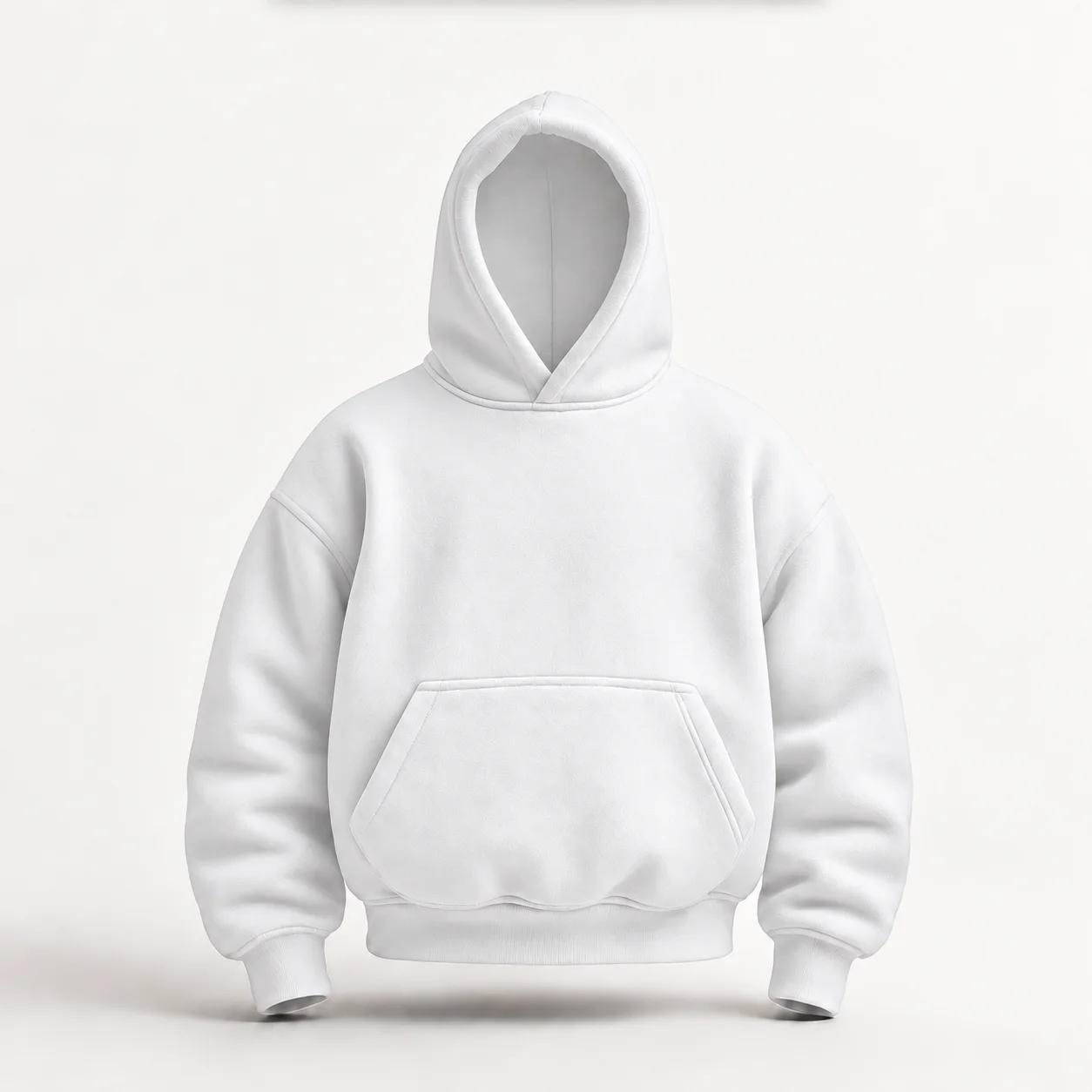 White Oversized Hoodie
