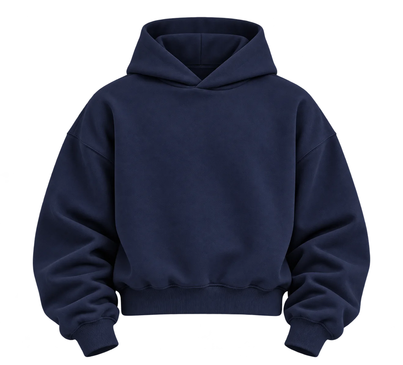 Cropped Hoodie – Bleu Marine
