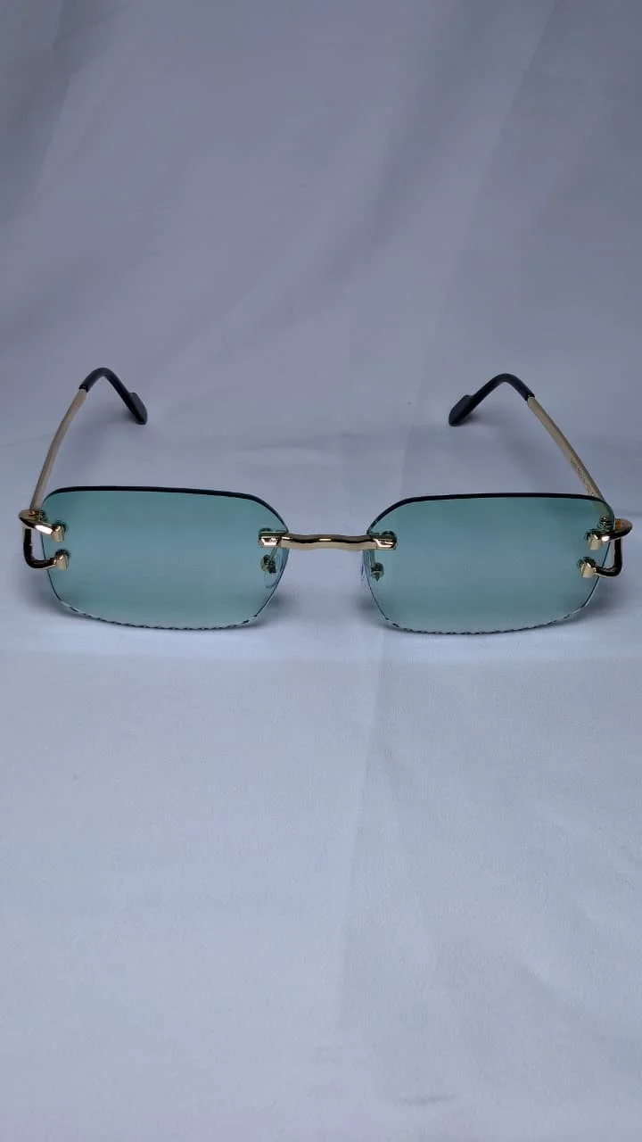 Lunette Diamond-cut Vert