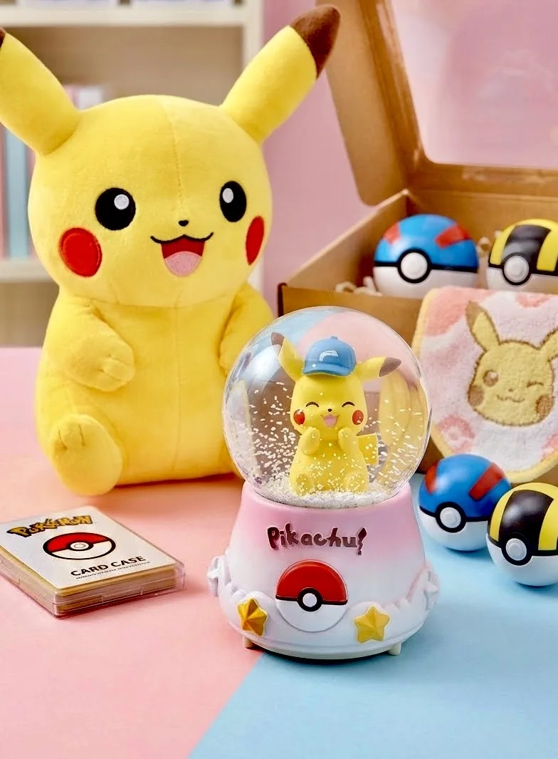 Pack boule de neige + peluche Pikachu 😍 كرة ثلج + دمية بيكاتشو