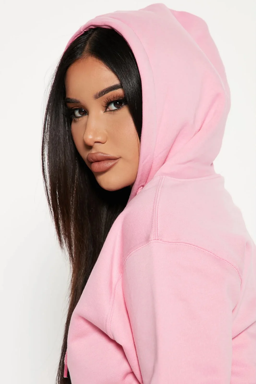Sweat à Capuche Femme Rose – Poche Kangourou – Style Casual
