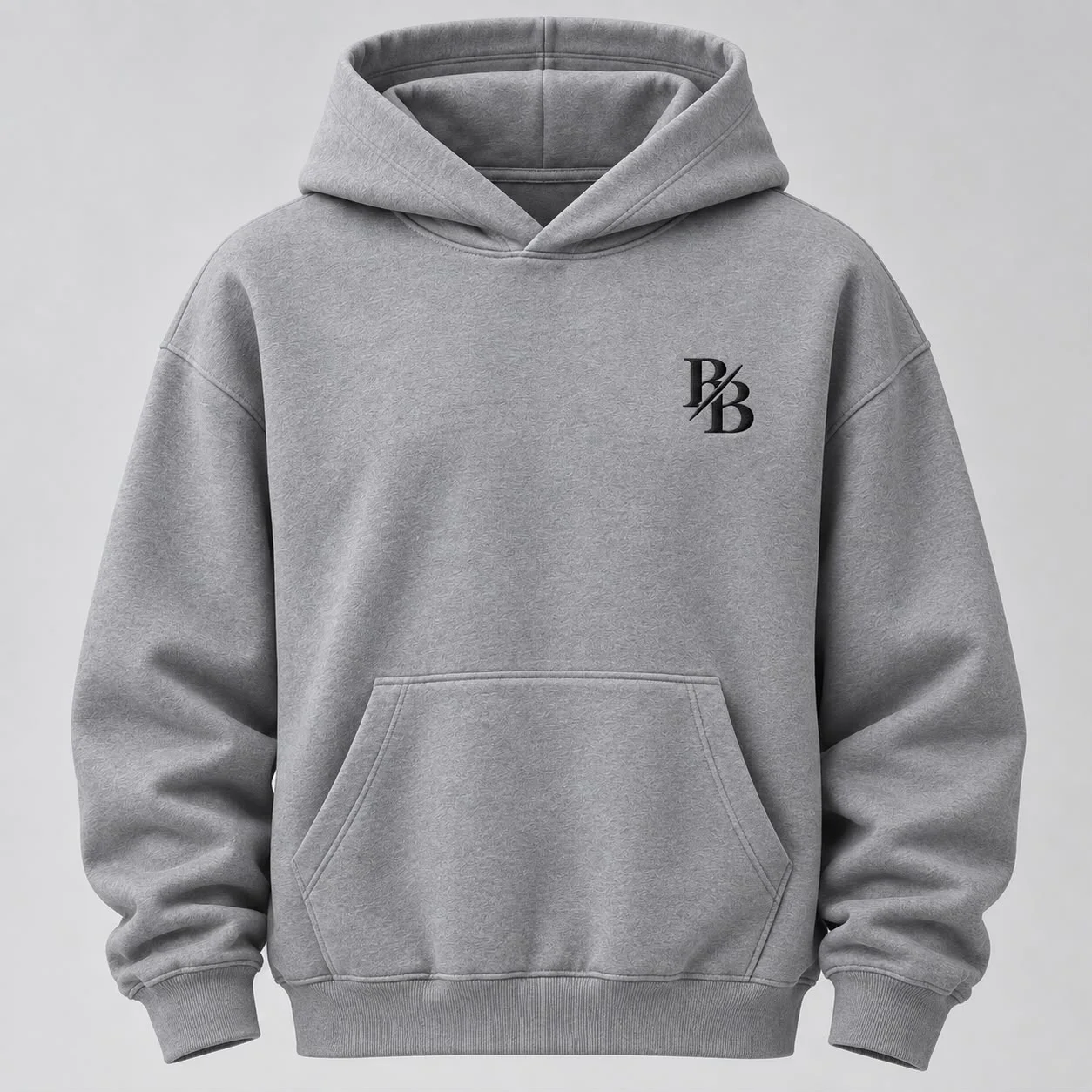 Sweat à Capuche Homme GRIS – Hoodie Unisexe avec Poche Kangourou