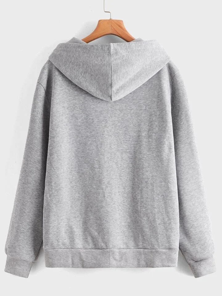Sweat à Capuche Homme GRIS – Hoodie Unisexe avec Poche Kangourou