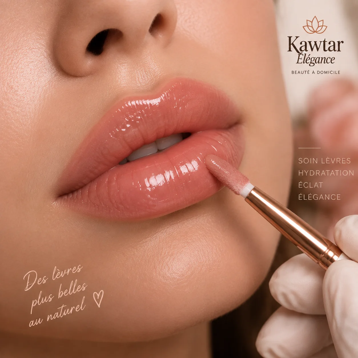 Soin des lèvres Kawtar Élégance