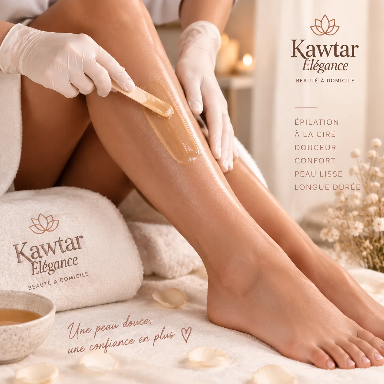 Épilation à la cire Kawtar Élégance