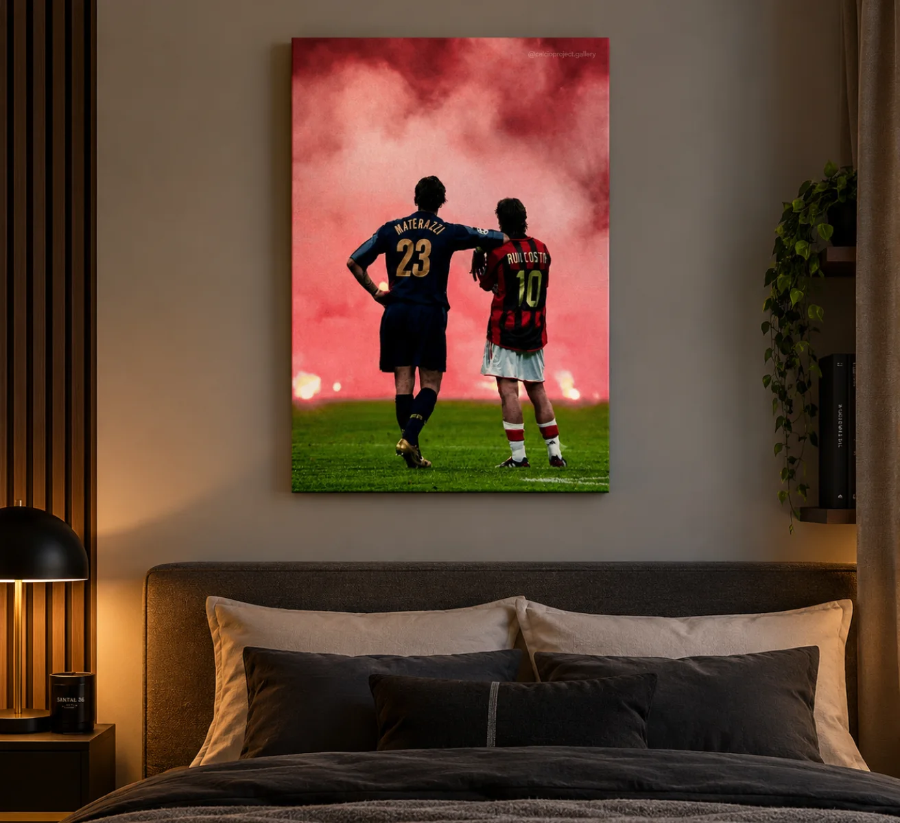 Materazzi & Rui Costa Tableau Derby de Milan