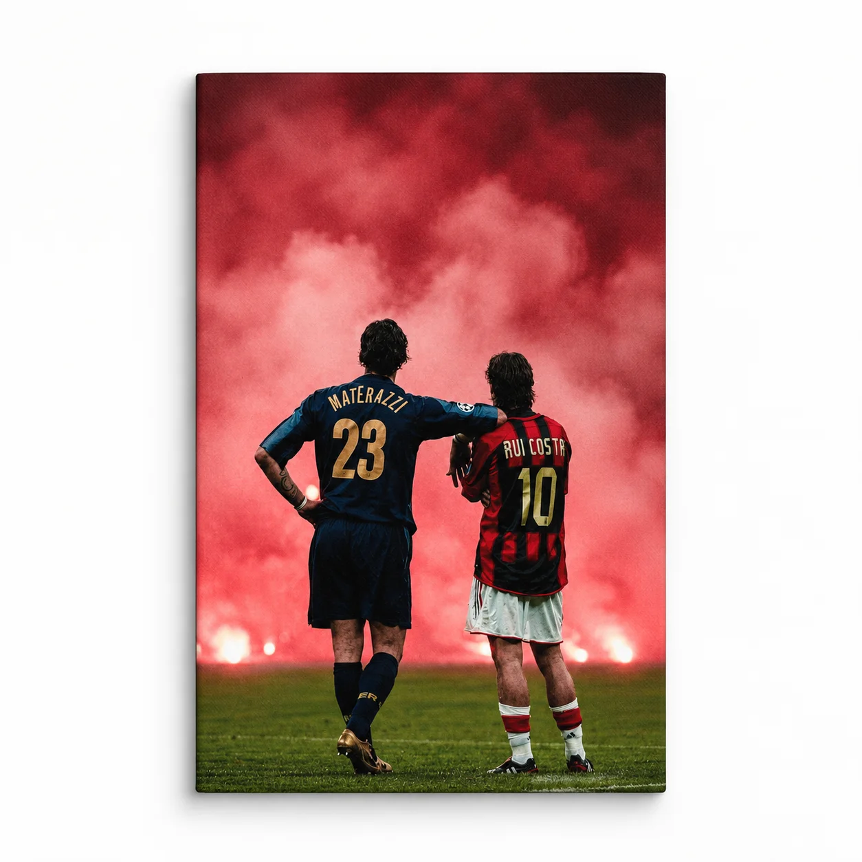 Materazzi & Rui Costa Tableau Derby de Milan