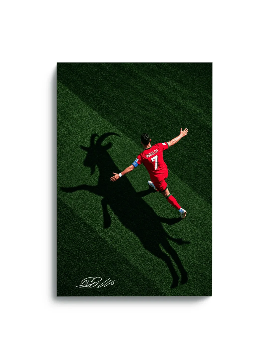 L'Ombre du GOAT Tableau Déco Football