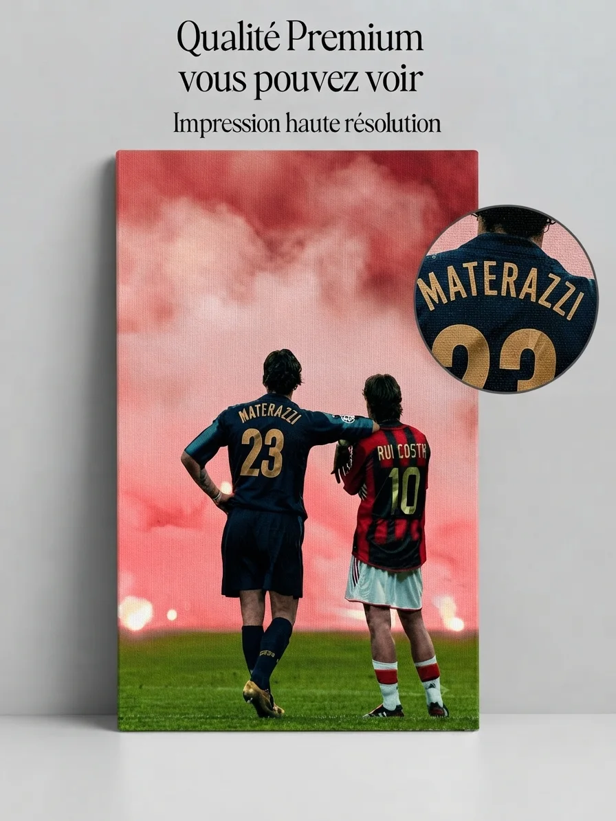 Materazzi & Rui Costa Tableau Derby de Milan