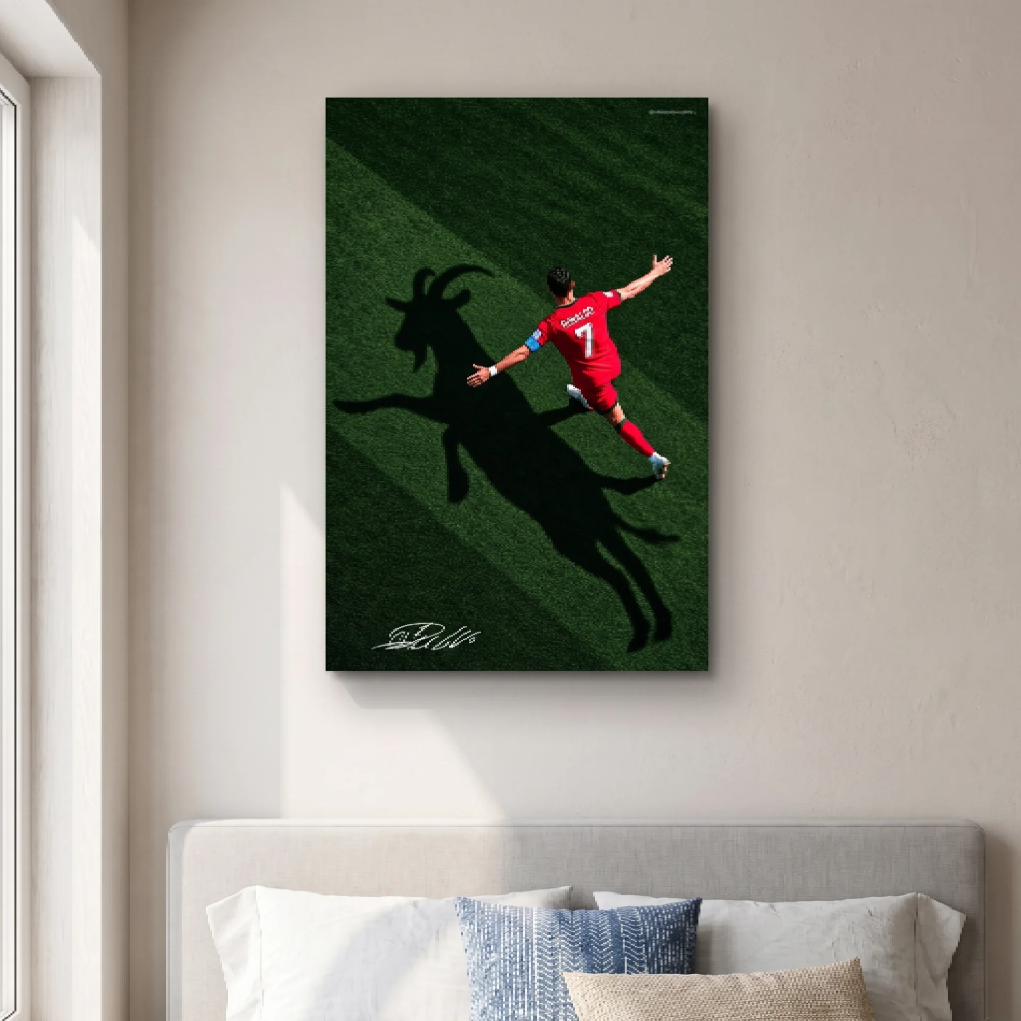 L'Ombre du GOAT Tableau Déco Football