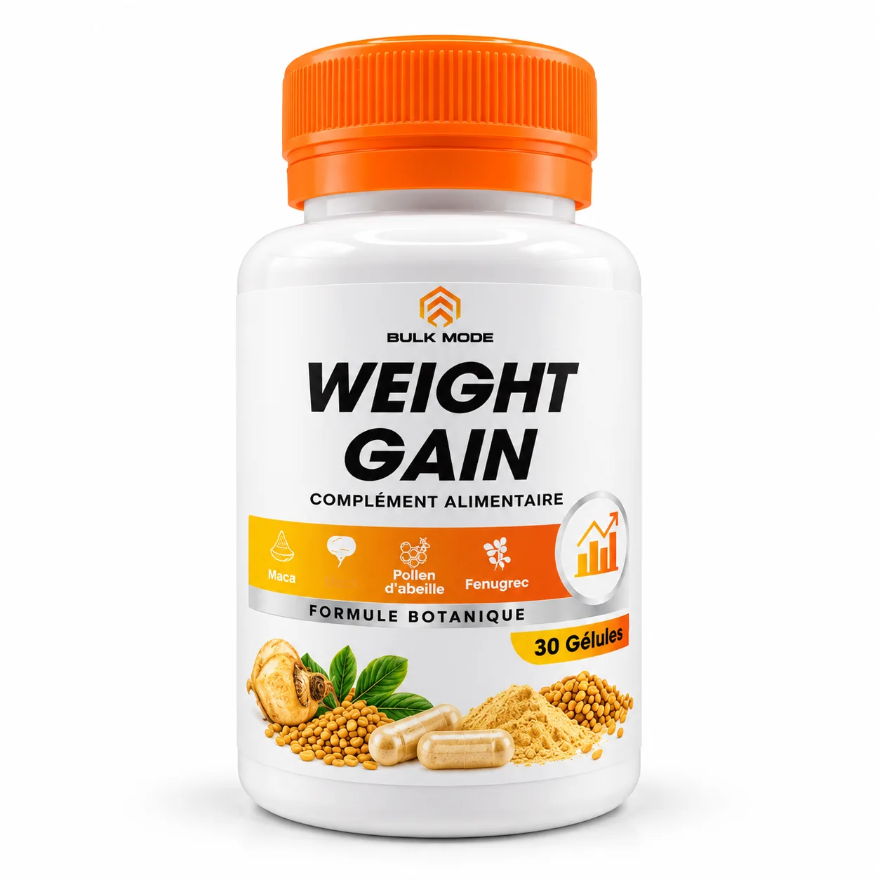 1 / 2   مكمل غذائي نباتي لزيادة الوزن | BULK MODE Weight Gain