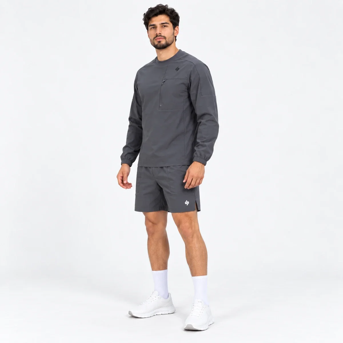 Ensemble JS UrbanFlex — Triko manches longues & Short