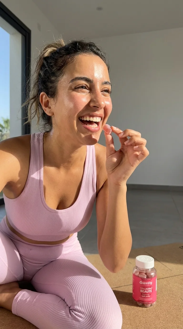 Gummies Collagène Beauté — Peau Éclatante & Anti-Âge
