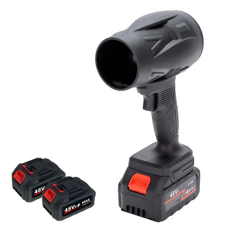 Souffleur / Sécheur Électrique Sans Fil Turbo Jet 21V — 2 Batteries 24V Incluses, Moteur Ultra-Puissant pour Séchage Voiture & Dépoussiérage