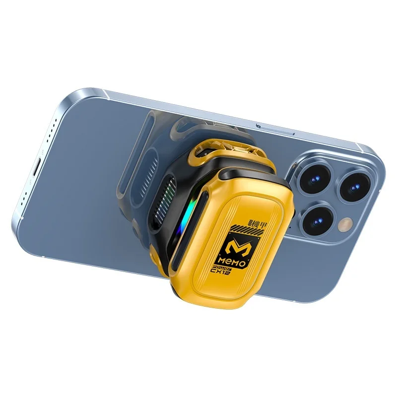 Refroidisseur de Téléphone Magnétique avec Batterie Externe & Contrôle IA — Radiateur Gaming à Affichage Numérique & Refroidissement Semi-Conducteur Ultra-Rapide