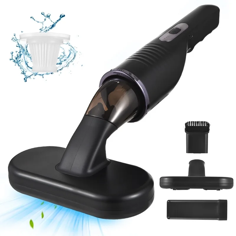 Aspirateur Portable Sans Fil Ultra-Puissant 6300Pa pour Voiture & Maison — Tondeuse/Aspirateur Poussière Rechargeable USB avec Filtre HEPA Lavable & 3 Niveaux de Puissance