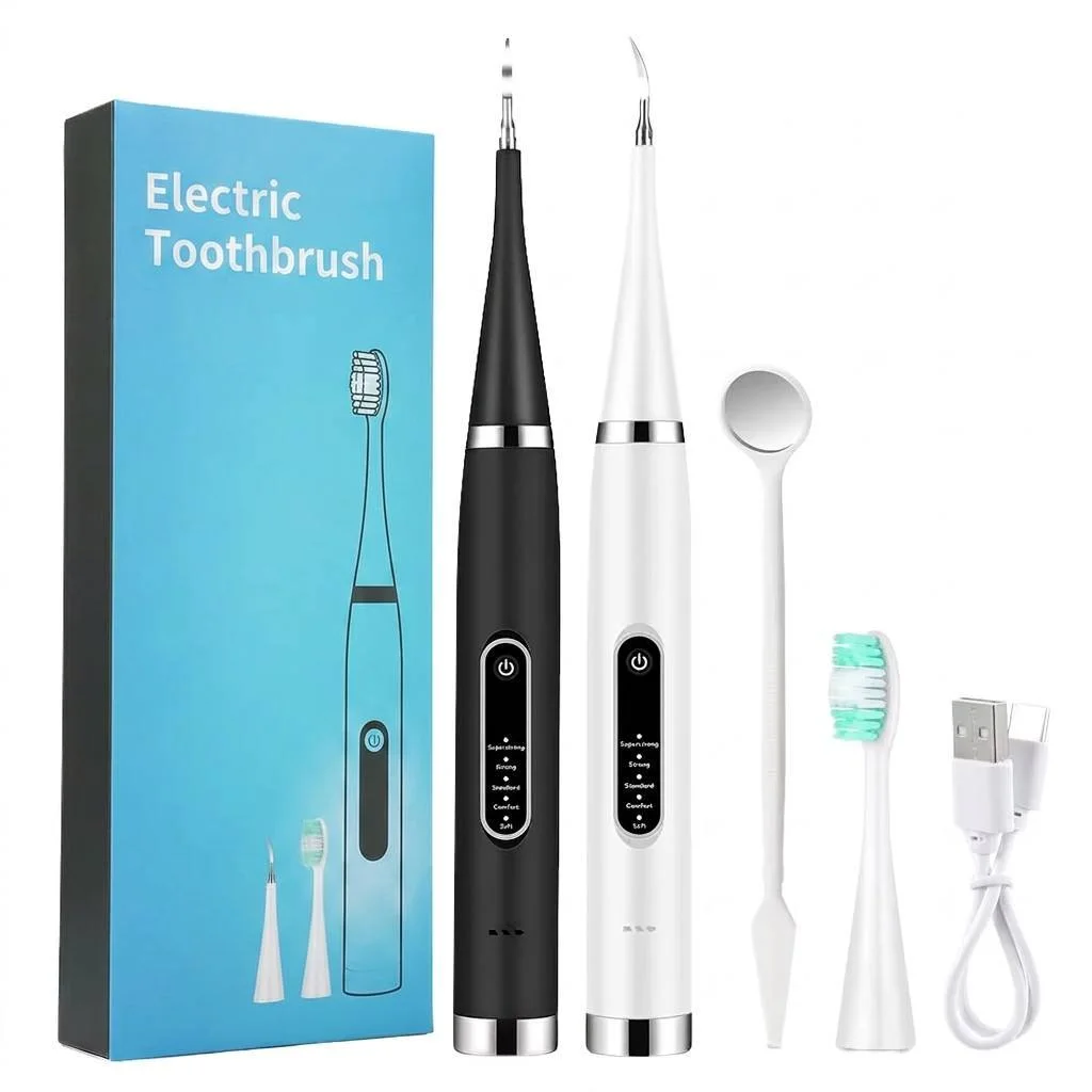 Brosse à Dents Électrique Sonique Professionnelle — Nettoyeur de Dents Rechargeable 5 Modes, Étanche IPX6 & Poils Souples Anti-Taches (Soin Quotidien)