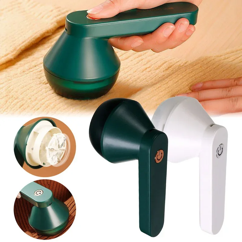 Rasoir Anti-Bouloche Rechargeable USB & Tondeuse à Peluches pour Vêtements — Coupe-Peluches Électrique Haute Efficacité pour Pulls, Manteaux, Canapés & Tissus