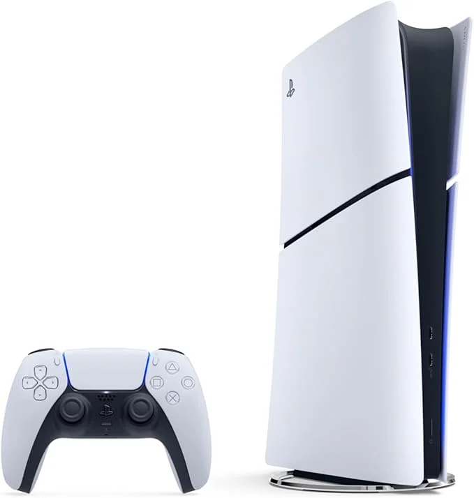 وحدة تحكم الإصدار الرقمي لجهاز PlayStation 5 (SLIM) - إصدار المملكة العربية السعودية، ضمان لمدة عامين من الشركة المصنعة